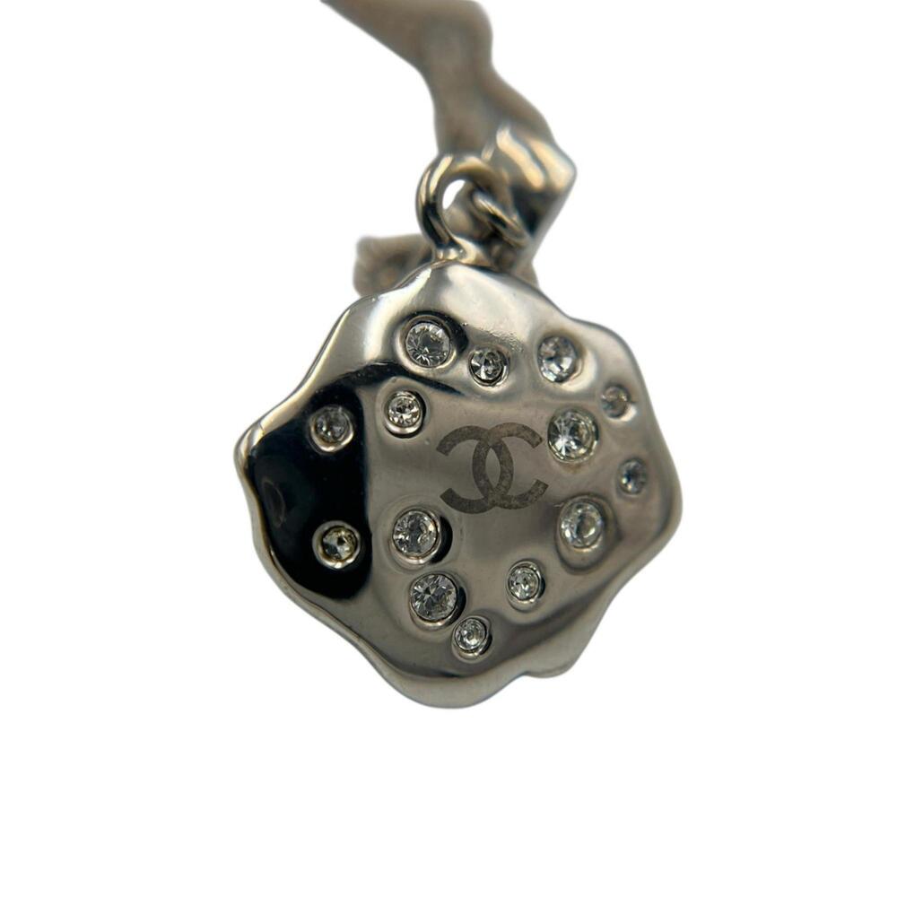 CHANEL Silver Logo Necklace - Picture 4 of 7